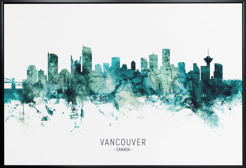 Wall art Vancouver Canada Skyline